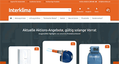Desktop Screenshot of interklima.de